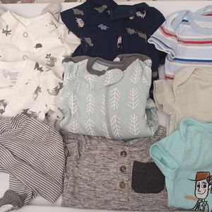 Newborn Baby Boy Clothes Mix (12pc)